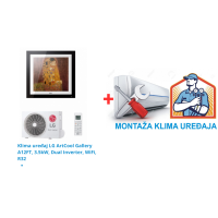 Klima uređaj LG ArtCool Gallery A12FT, 3.5kW, Dual Inverter, WiFi, R32 SA MONTAŽOM